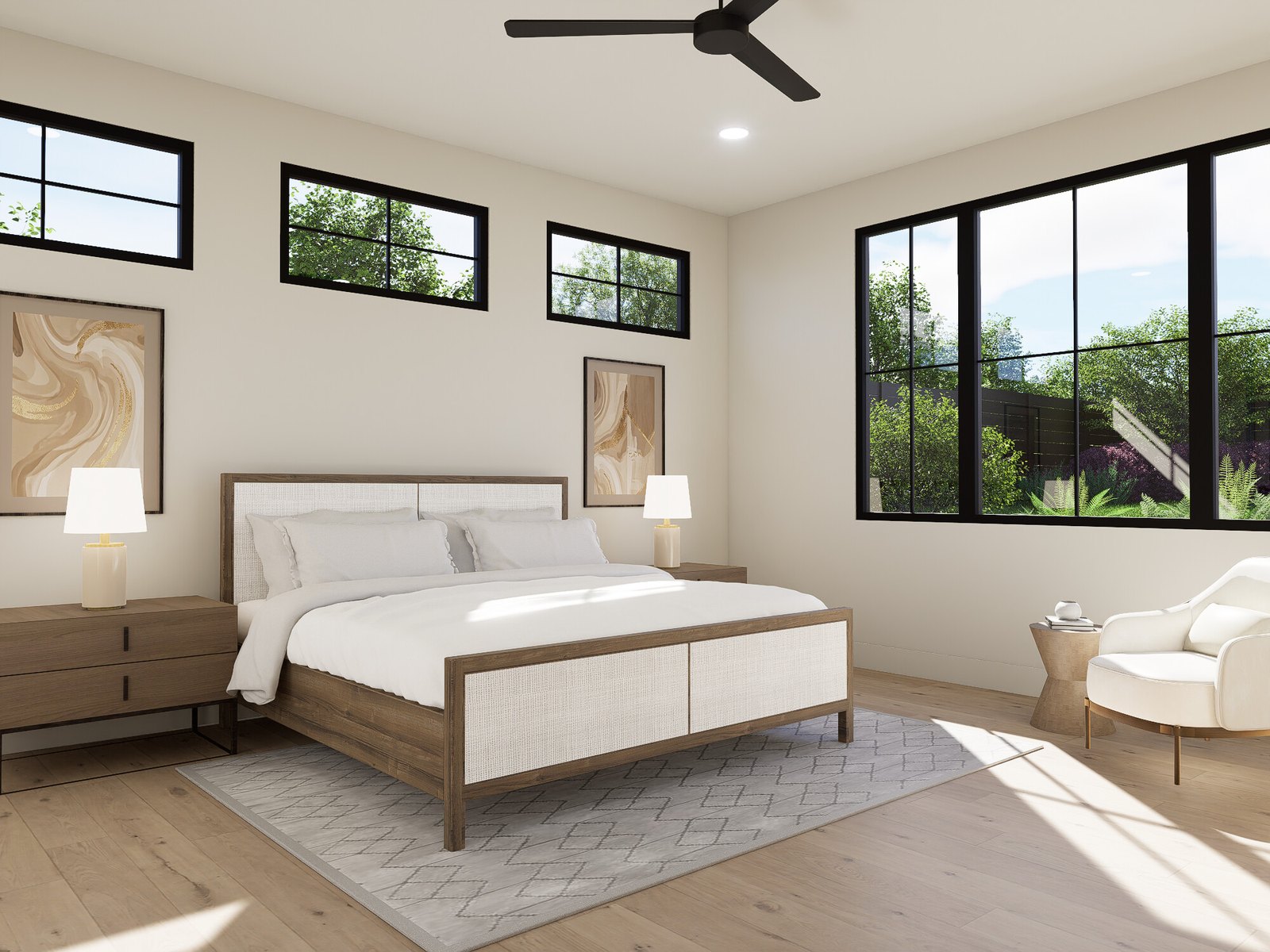 2606 Westover Rd — Primary Bedroom Rendering